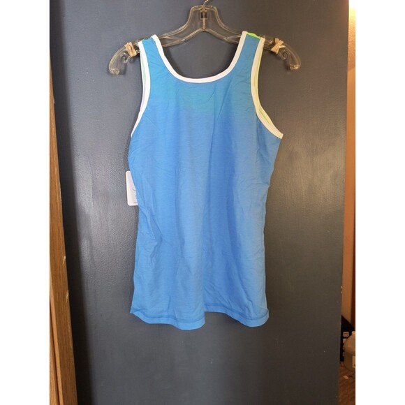 SOFIBELLA Women's Large 3 Piece Tennis/Activewear Shirt, Tank & Skort Set Blue - Picture 7 of 13